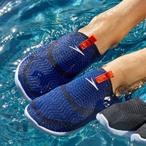 SPEEDO Junior "Surf Strider" Knit Water Shoes - Zig Zag Blue  🏄  NEW!! - Picture 5 of 9